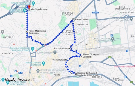 Napoli Map.percorsoIII