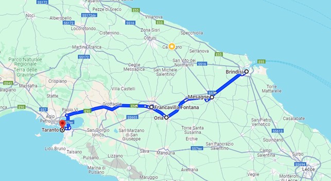 Puglia map.iti4 