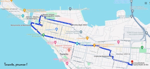 Taranto map.percorso1